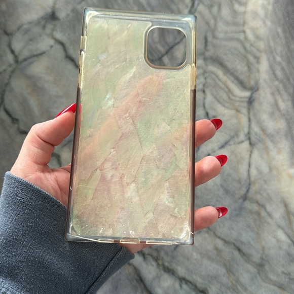 Flaunt | Mother of Pearl Square iPhone Case iPhone 12 Pro Max | Used - Picture 9 of 12